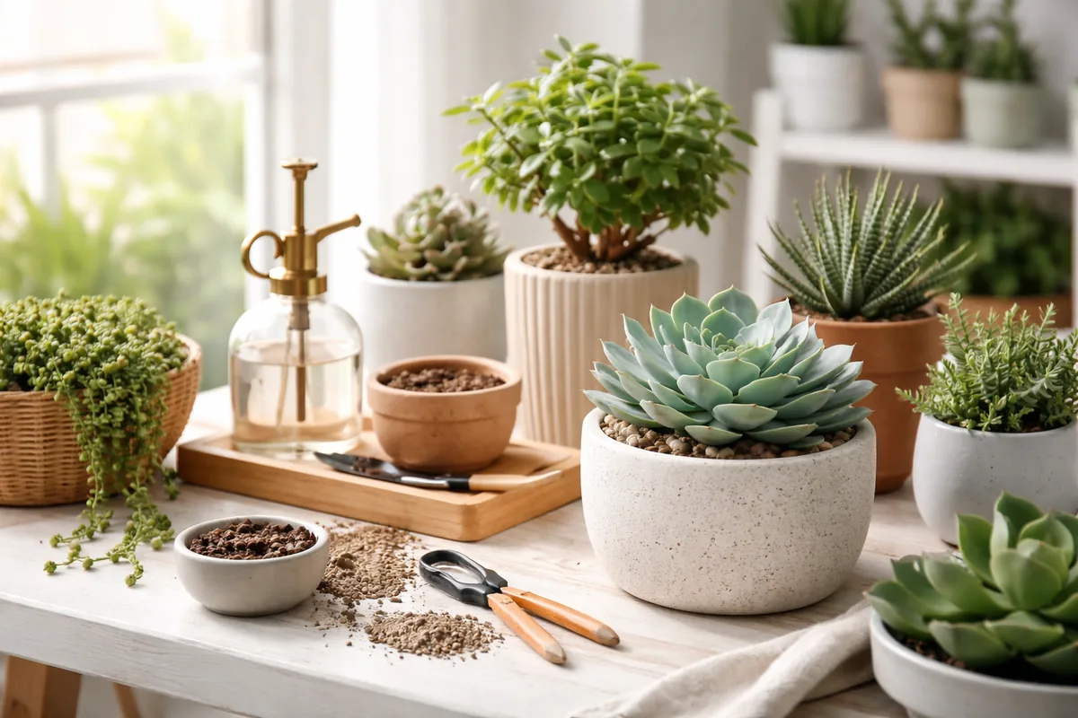 Comment prendre soin de vos plantes succulentes à l'intérieur
