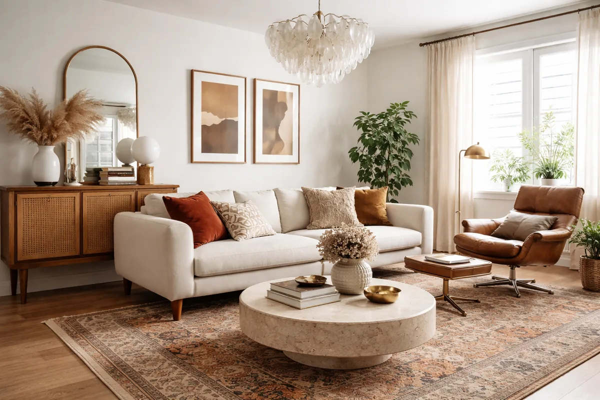 Comment créer une décoration intérieure moderne avec des éléments vintage chic