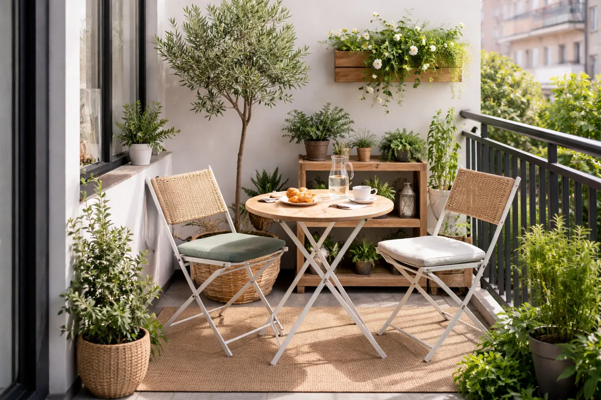 Comment choisir des meubles de jardin pour un petit balcon